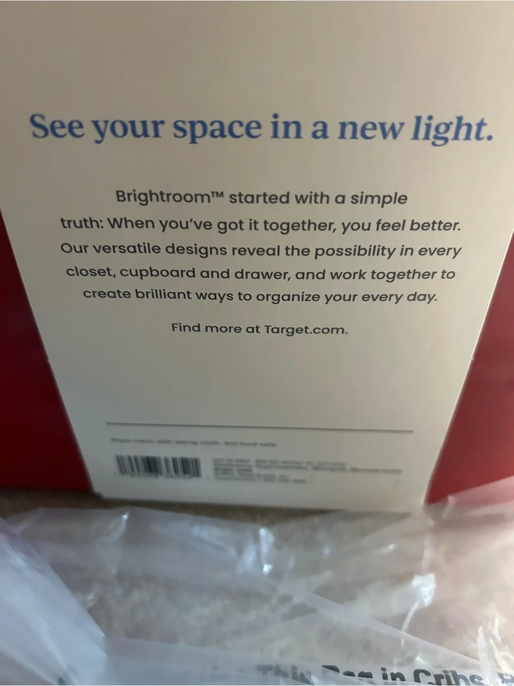 Brightroom Metal Holiday Assessory Organizer, 9.6” H x 10” W x 6.4” D